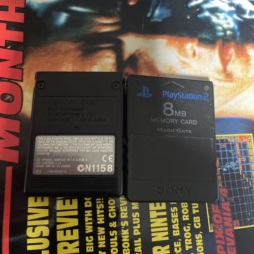 Playstation memory cards - memory,