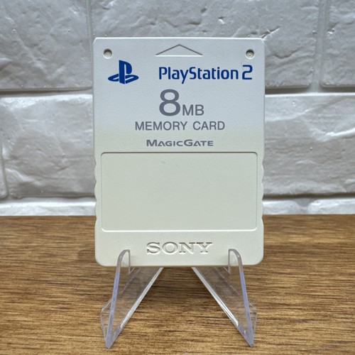 Sony ps2 memory card 8mb - card, white