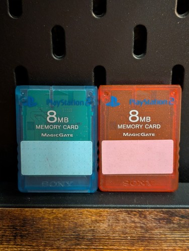 Playstation memory cards - playstation, 2