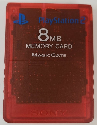 Sony playstation red memory - playstation,